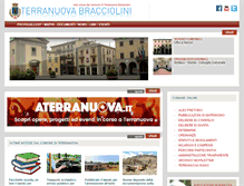 Tablet Screenshot of comune.terranuova-bracciolini.ar.it